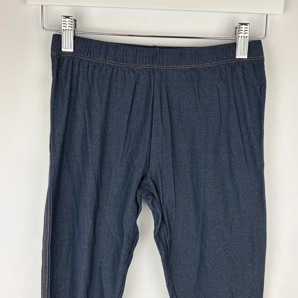 The Children's‎ Place Girls Denim Leggings Dark Indigo Blue Jeggings L 10/12
